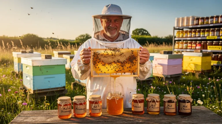 Découverte du miel artisanal d’un apiculteur près de Lille, bien meilleur que le miel industriel